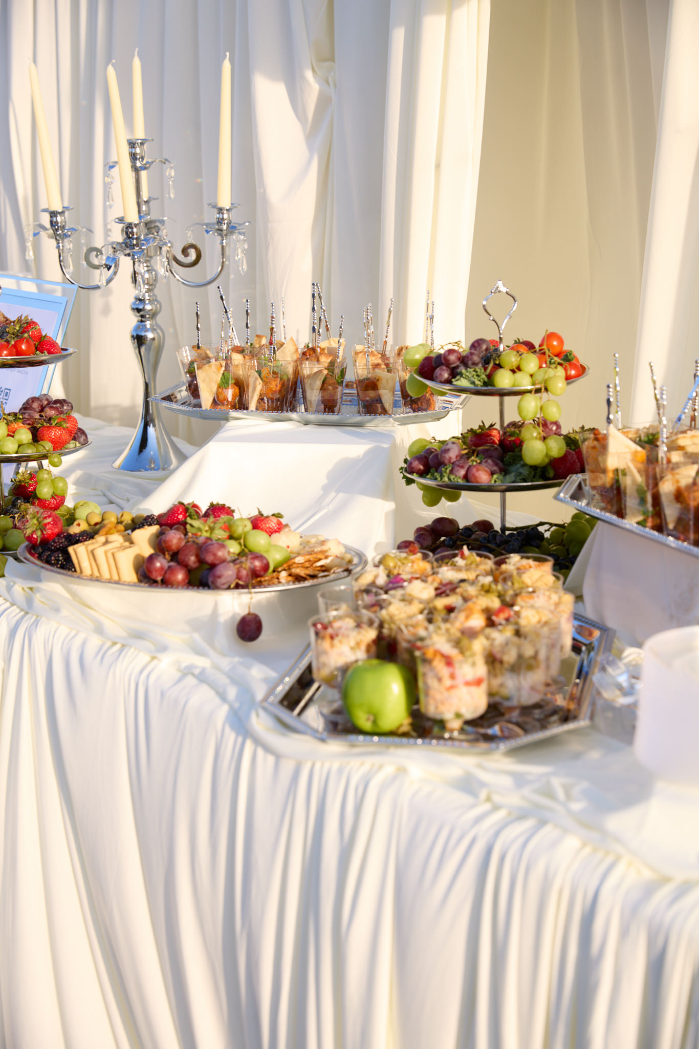 Curated food and tablescape display
